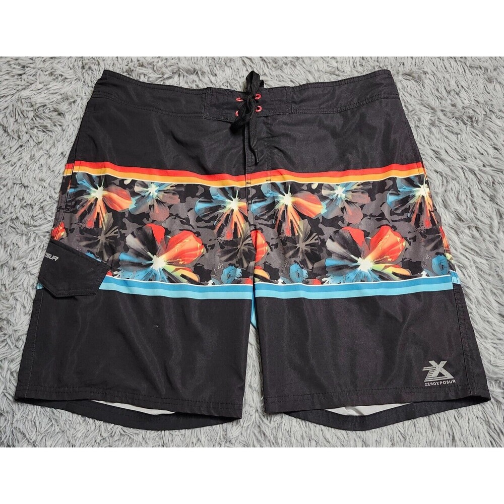 Zeroxposur Board Shorts‎ Mens Size XL Lined Swim Surfing Swimming Beach Pockets